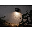 Paulmann Lampe murale solaire ELLIOT avec capteur de luminosité IP44, anthrazit 