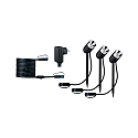 Lampe � piquet de terre LED PLUG & SHINE PIKE lot de 3 IP65, anthrazit gradable