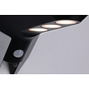 Paulmann solar wall luminaire SOLEY with motion detector IP44, anthracite 