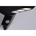 Paulmann solar wall luminaire SOLEY with motion detector IP44, anthracite 