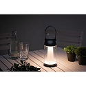 Paulmann Lampe de table � accu CAPULINO LED avec batterie IP44, anthrazit, transparent gradable