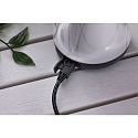 Paulmann Lampe de table � accu CAPULINO LED avec batterie IP44, anthrazit, transparent gradable