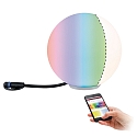 Outdoor Plug & Shine ZigBee LED Light object GLOBE, IP65, � 20cm, 24V, 2.8W RGB/W 110lm, dimmable