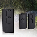 Paulmann socket column RIO square, anthracite