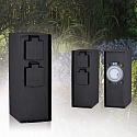 Paulmann socket column RIO square, anthracite