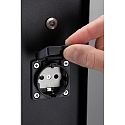 Paulmann socket column RIO square, anthracite