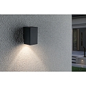 Paulmann Luminaire mural d’extérieur FLAME UP OR DOWN à 1 flamme, angulaire, commutable IP44, anthrazit 
