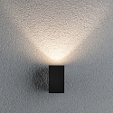 Paulmann Luminaire mural d’extérieur FLAME UP OR DOWN à 1 flamme, angulaire, commutable IP44, anthrazit 