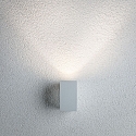 Luminaire mural d’extérieur FLAME UP OR DOWN à 1 flamme, angulaire, commutable IP44, blanche 