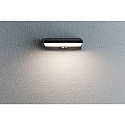 Paulmann outdoor wall luminaire RONEA LED with motion detector IP44, dark grey 