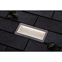 Paulmann floor recessed luminaire BRICK LED with motion detector IP67, aluminium, grey 