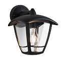 Paulmann outdoor wall luminaire CLASSIC CURVED down E27 IP44, clear, black dimmable