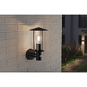 Paulmann outdoor wall luminaire CLASSIC SENSOR with sensor E27 IP44, dark grey dimmable