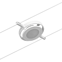 Paulmann Lampe � corde ROUNDMAC LED 5 fois, chrome, blanche 