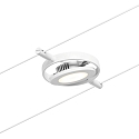 Paulmann Lampe � corde ROUNDMAC LED, chrome, blanc mat 