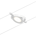 Paulmann Lampe � corde ROUNDMAC LED, chrome, blanc mat 