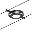 Paulmann Syst�me de corde ROUNDMAC LED 5 fois, chrome, noir mat 