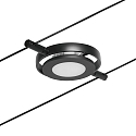 Paulmann Syst�me de corde ROUNDMAC LED 5 fois, chrome, noir mat 