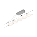 Paulmann Syst�me de corde DISCLED 5 fois, chrome, chrom� mat 