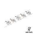 Paulmann Syst�me de corde MAC II 5 fois GU5,3, chrom� mat 