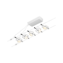 Paulmann Syst�me de corde MAC II 5 fois GU5,3, chrome, blanc mat 