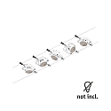 Paulmann Syst�me de corde MAC II 5 fois GU5,3, chrome, blanc mat 