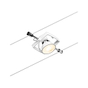 Paulmann Syst�me de corde MAC II 5 fois GU5,3, chrome, blanc mat 