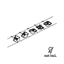 Paulmann Syst�me de corde MAC II 5 fois GU5,3, chrome, noir mat 