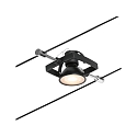 Paulmann wire luminaire MAC II GU5,3, chrome, black matt 