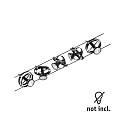 Paulmann Syst�me de corde CARDAN 5 fois GU5,3, chrome, noir mat 