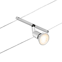 Paulmann Syst�me de corde SALT 5 fois GU5,3, chrom� mat 