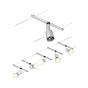 Paulmann Syst�me de corde SALT 5 fois GU5,3, chrom� mat 