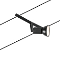Paulmann Syst�me de corde SALT 5 fois GU5,3, chrome, noir mat 
