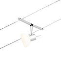 Paulmann Syst�me de corde SHEELA 5 fois GU5,3, chrom� mat 