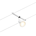 Paulmann Syst�me de corde SALT 5 fois GU5,3, chrome, blanc mat 