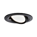 Paulmann Lumi�re encastr�e NOVA COIN LED rond, pivotant, lot de 3 Coin IP23, noir mat  11W 460lm 2700K 100� 100� CRI >80