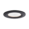 Paulmann Lumi�re encastr�e NOVA COIN LED rond, rigide, lot de 3 Coin IP44, noir mat  11W 460lm 2700K 100� 100� CRI >80