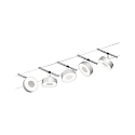 wire system LED WIRE SYSTEMS CORDUO CIRCLE round, set of 5, switchable IP20, chrome, chrome matt 