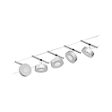 Paulmann Syst�me de corde LED WIRE SYSTEMS CORDUO CIRCLE rond, lot de 5, commutable IP20, chrome, chrom� mat 