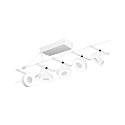 Paulmann Syst�me de corde LED WIRE SYSTEMS CORDUO CIRCLE rond, lot de 5, commutable IP20, chrome, blanc mat 
