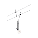 Paulmann wire luminaire COMET GU5,3, black matt dimmable
