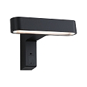 Luminaire mural ITO horizontal, avec d�tecteur de mouvement IP44, anthrazit 