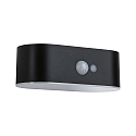 Paulmann Lampe murale solaire ADYA Bas, ovale, avec capteur IP44, noir  