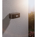 Paulmann Lampe murale solaire ADYA Bas, ovale, avec capteur IP44, noir  
