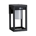 Paulmann Lampe murale solaire MARISOL angulaire, avec capteur IP44, noir  