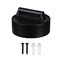 Paulmann Support de sangle ULine - STRAP HOLDER rond, isol�, m�canique, universal, noir mat
