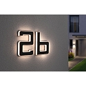 Paulmann Num�ro de maison lumineux IP44, noir  