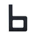 Paulmann Num�ro de maison lumineux IP44, noir  