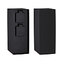 Paulmann socket column RIO 2-fold, with cover, one-sided, anthracite