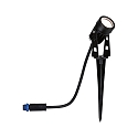 Paulmann Lampe � broche SPOT PLUG & SHINE CH lot de 3 IP65, noir 